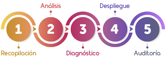 Fases AUDIT SEC consultoría se seguridad informática